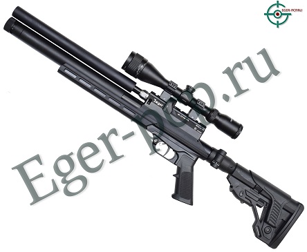 Пневматическая винтовка Jager SPR Карабин (5.5 мм, 292 мм, МСП, алюминиевая ложа, складной приклад)